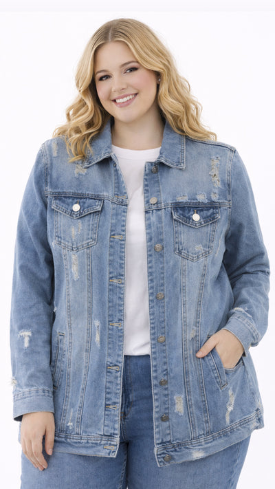 PS SPIJKERJAS 'DAMAGE' | JEANS