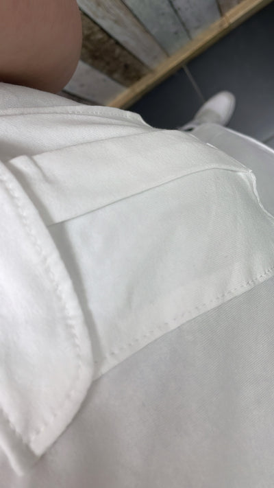 PS T-SHIRT ‘POCKET' | WIT