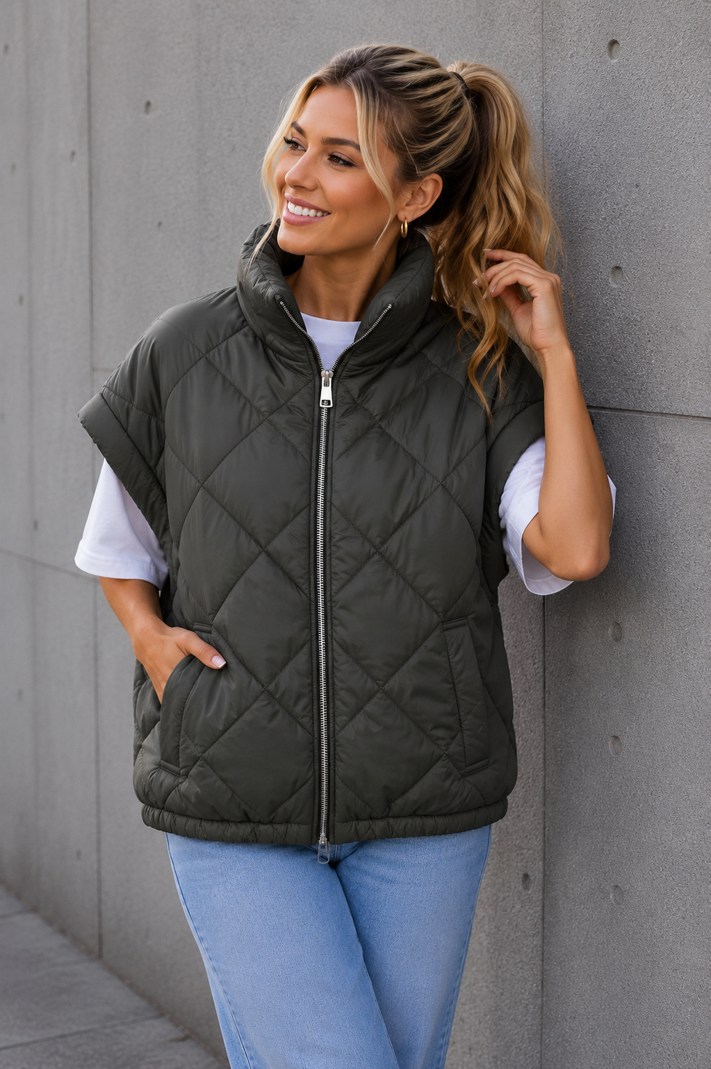 BODYWARMER 'MOUW' | ARMY