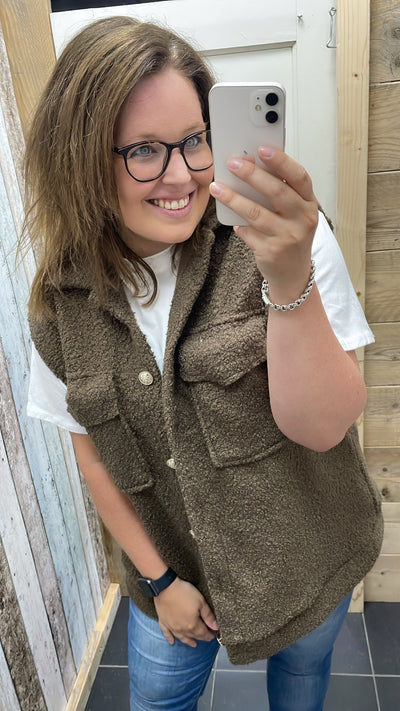 PS GILET 'TEDDY' | BRUIN