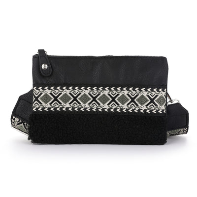 KLEINE TAS 'AZTEC' | ZWART