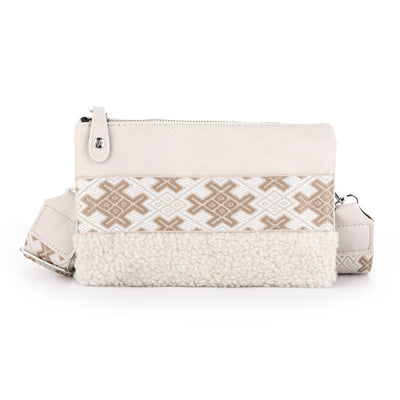 KLEINE TAS 'AZTEC' | BEIGE