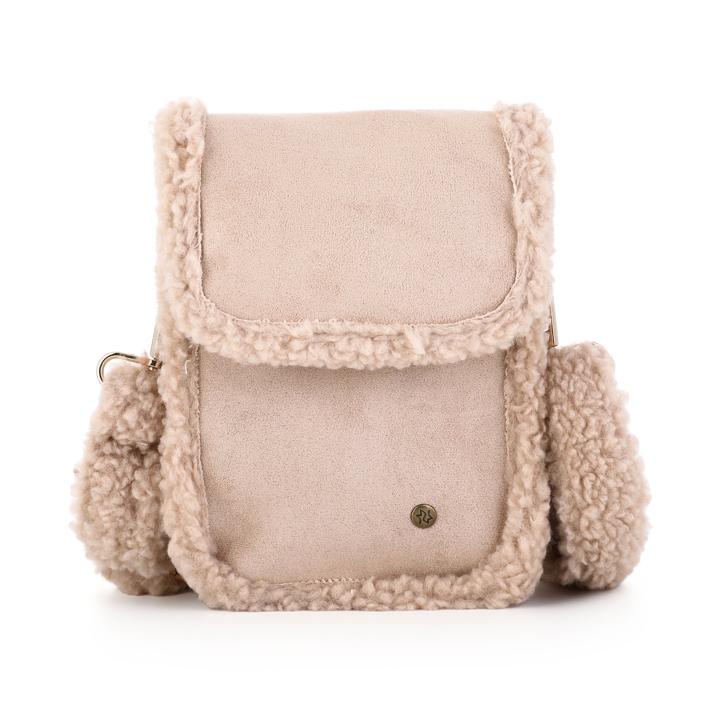 KLEINE TAS 'TEDDY' | BEIGE