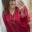 PS2 BLOUSE ‘KETTING’ | WIJNROOD