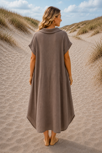 TUNIEK 'KATOEN' | TAUPE