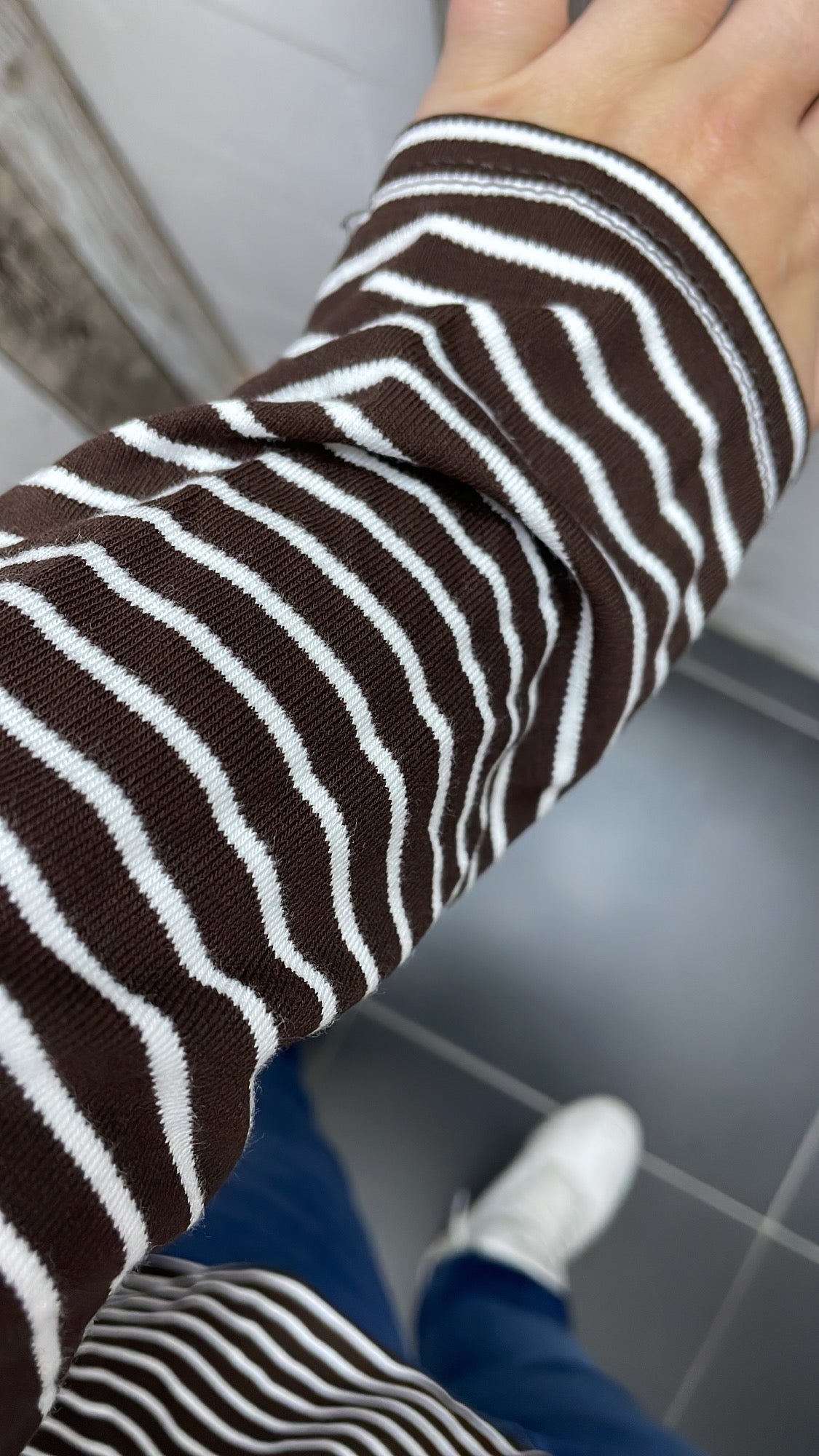 PS LONGSLEEVE 'STREPEN' | BRUIN