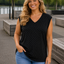 PS HEMD 'GLITTERS’ | ZWART