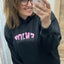 PS SWEATER 'ENJOY' | ZWART