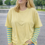 PS T-SHIRT ‘LONGSLEEVE' | GEEL