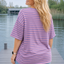 PS TOP ‘GLITTERS STREPEN' | LILA