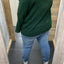 PS BLOUSE ‘TROMPETMOUW’ | DONKERGROEN