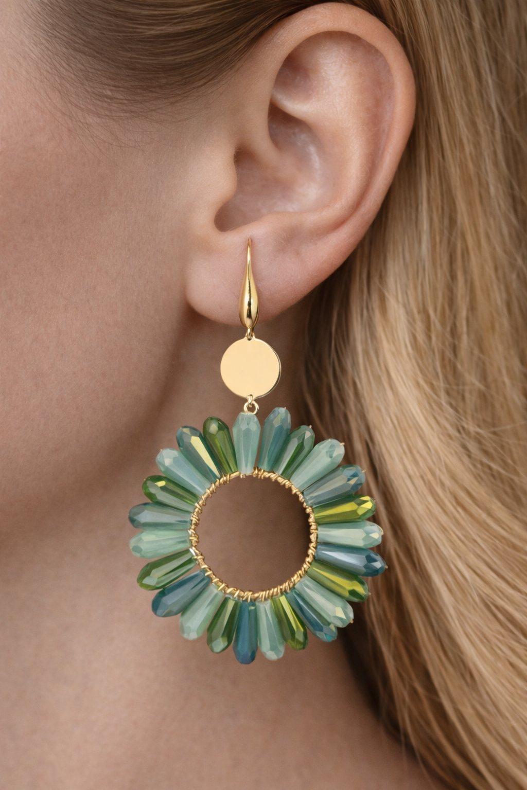 OORBELLEN ‘SWEET 7’ | GROEN