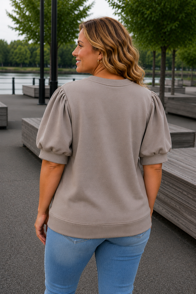 PS TOP ‘POFMOUW' | TAUPE
