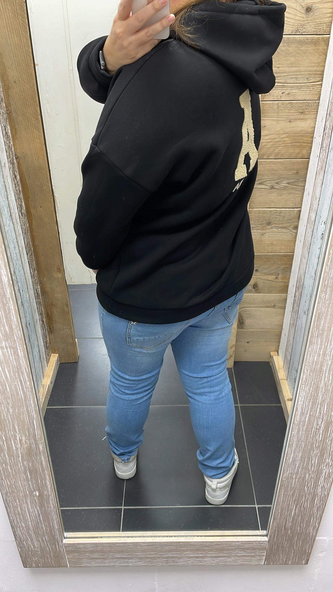 PS HOODIE 'LA' | ZWART