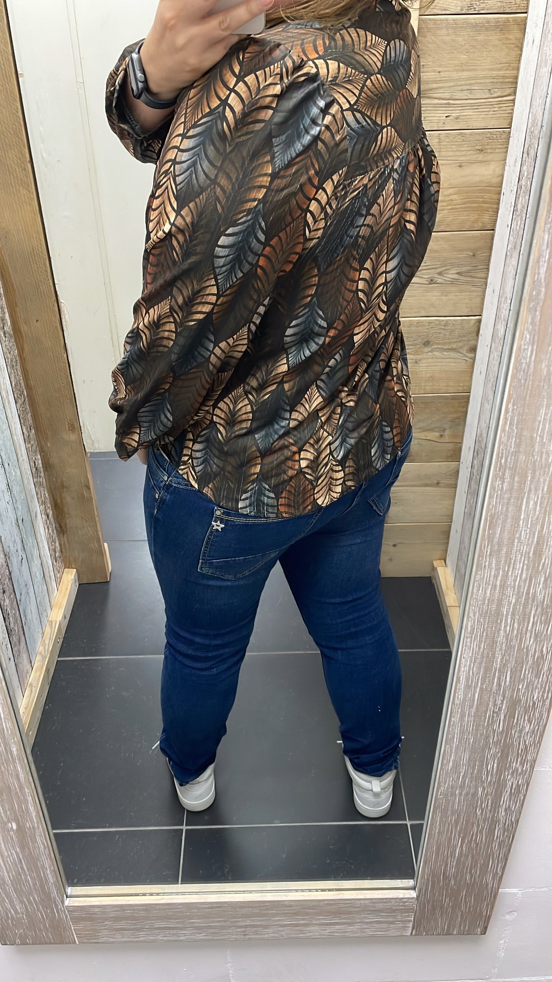 BLOUSE 'BLAD' | BRUIN