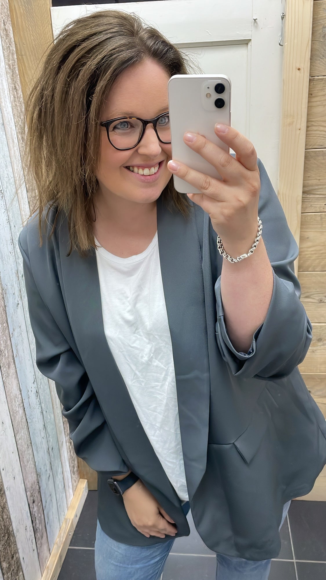 PS BLAZER | DONKERGRIJS