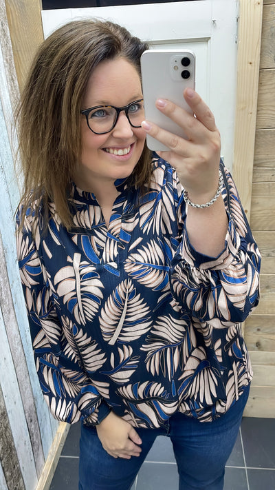 PS BLOUSE ‘ROSE’ | BLAUW