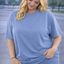 PS TOP 'COOLMOMS' | BLAUW