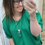 PS BLOUSE ‘OPEN SCHOUDER’ | GUCCI GROEN