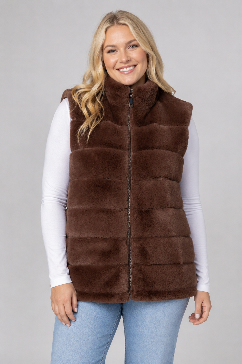 PS GILET 'NEPBONT' | BRUIN