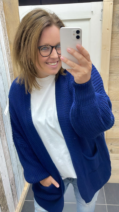 PS VEST ‘KORT’ | DONKER JEANSBLAUW