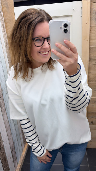 PS TOP ‘LONGSLEEVE' | WIT