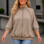 PS JAS 'BIES SCHOUDER' | TAUPE