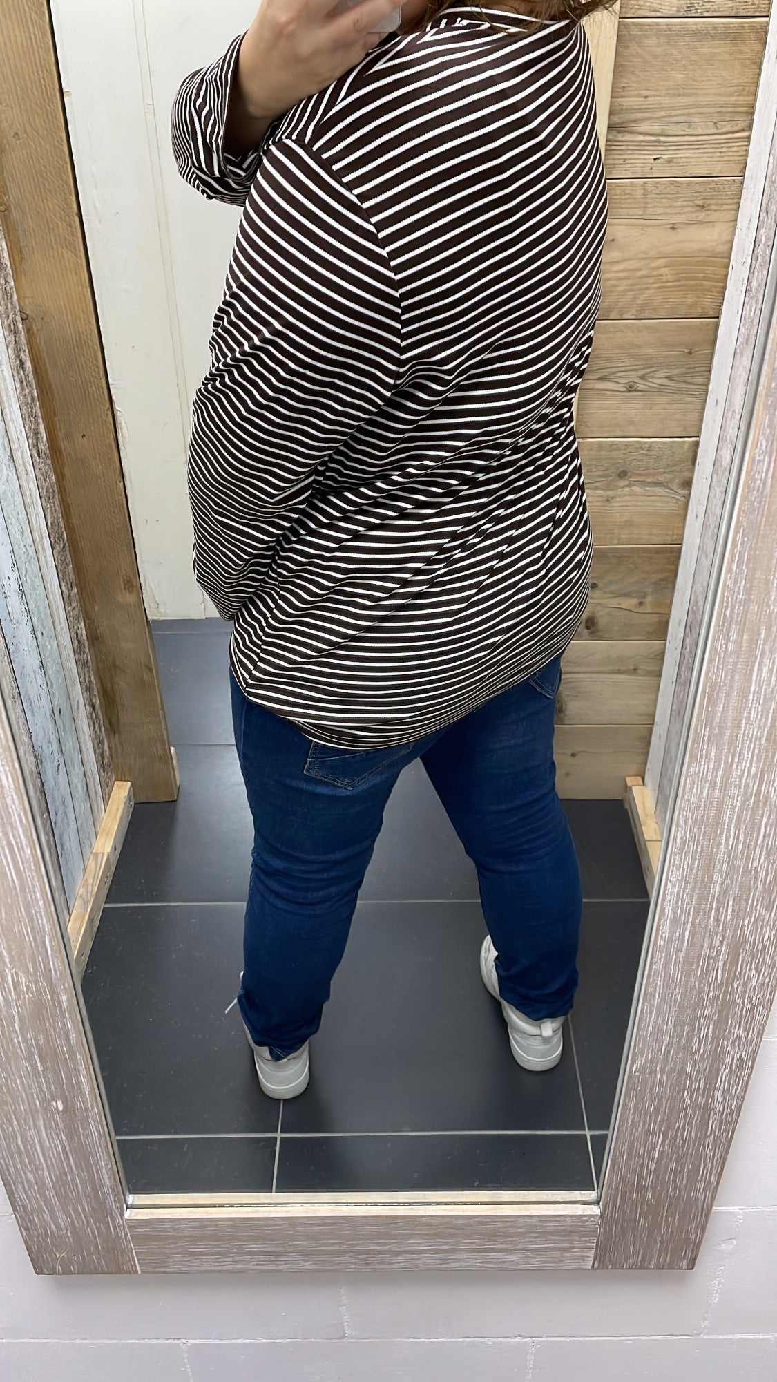 PS LONGSLEEVE 'STREPEN' | BRUIN