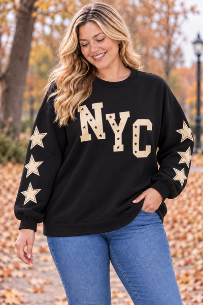 PS TRUI 'NYC STARS' | ZWART
