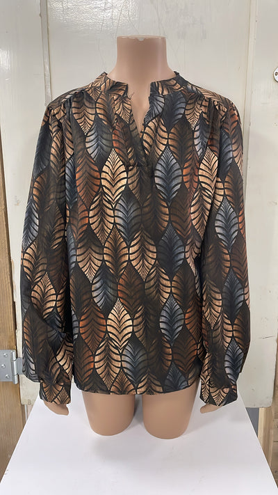 BLOUSE 'BLAD' | BRUIN