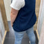 PS GILET 'TEDDY' | JEANSBLAUW