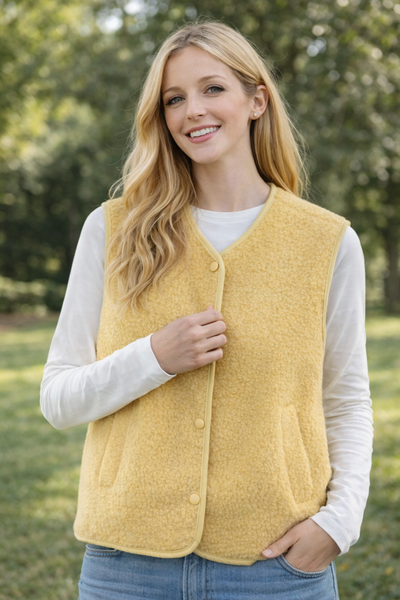 GILET 'SPRING' | GEEL