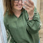 BLOUSE 'BORDUURSEL' | ARMY