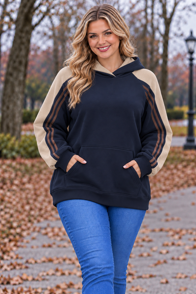 PS HOODIE 'BIES' | NAVY