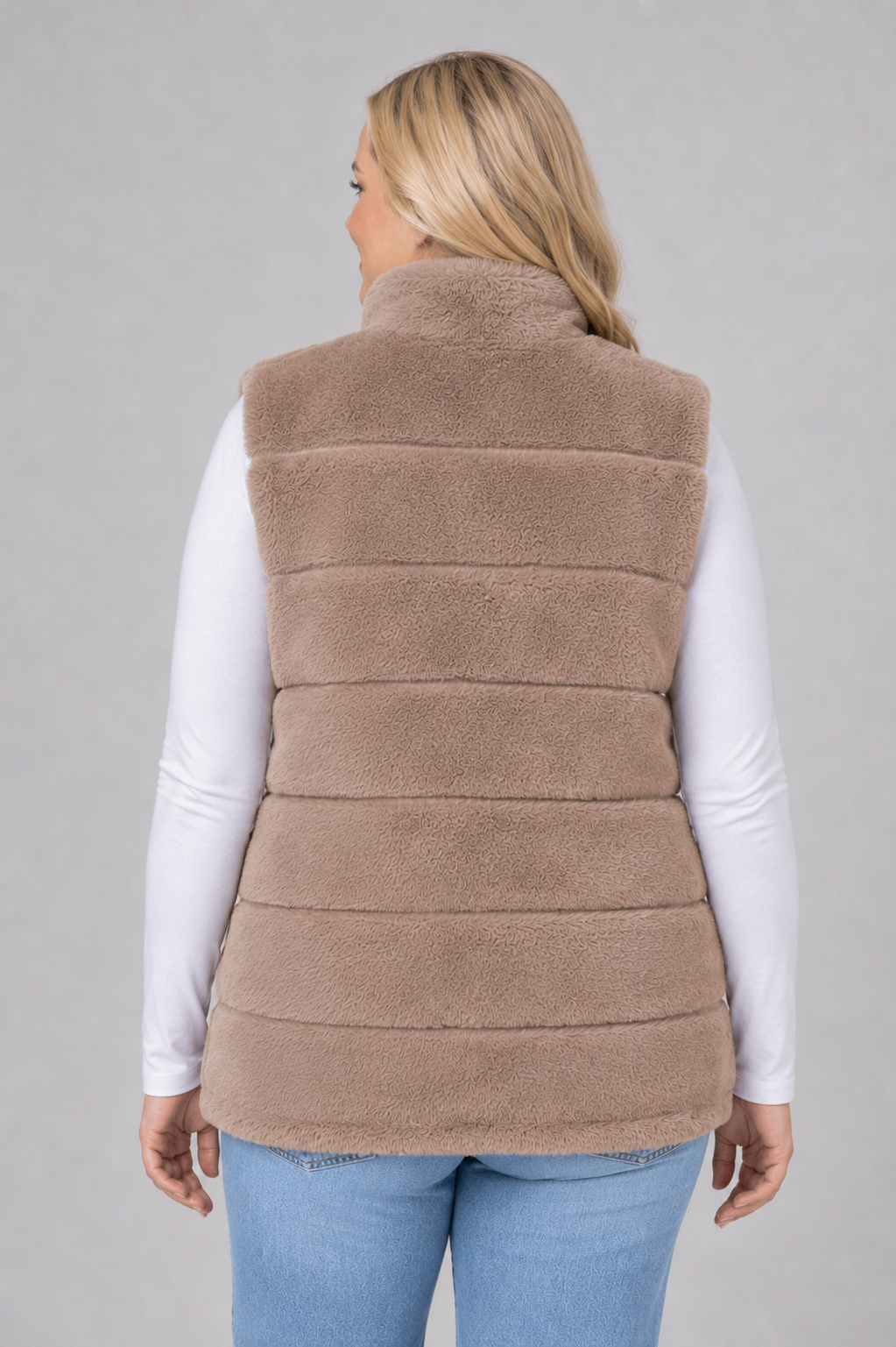 PS GILET 'NEPBONT' | TAUPE