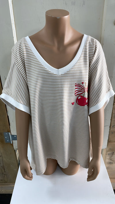 PS TOP 'CHERRY' | BEIGE