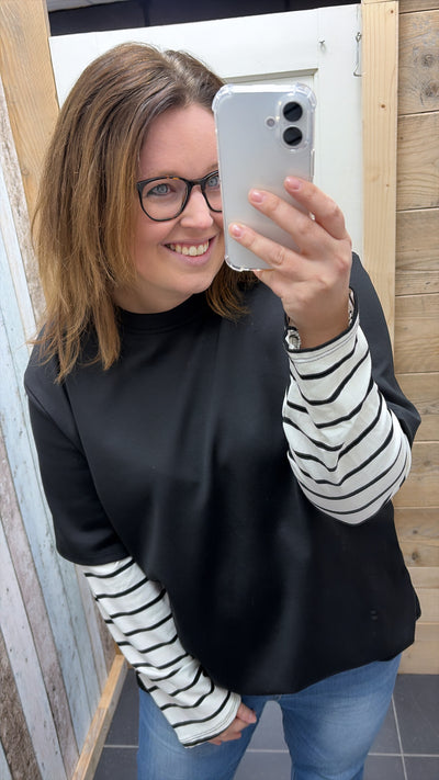 PS TOP ‘LONGSLEEVE' | ZWART