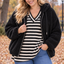 PS VEST KORT 'TEDDY' | ZWART