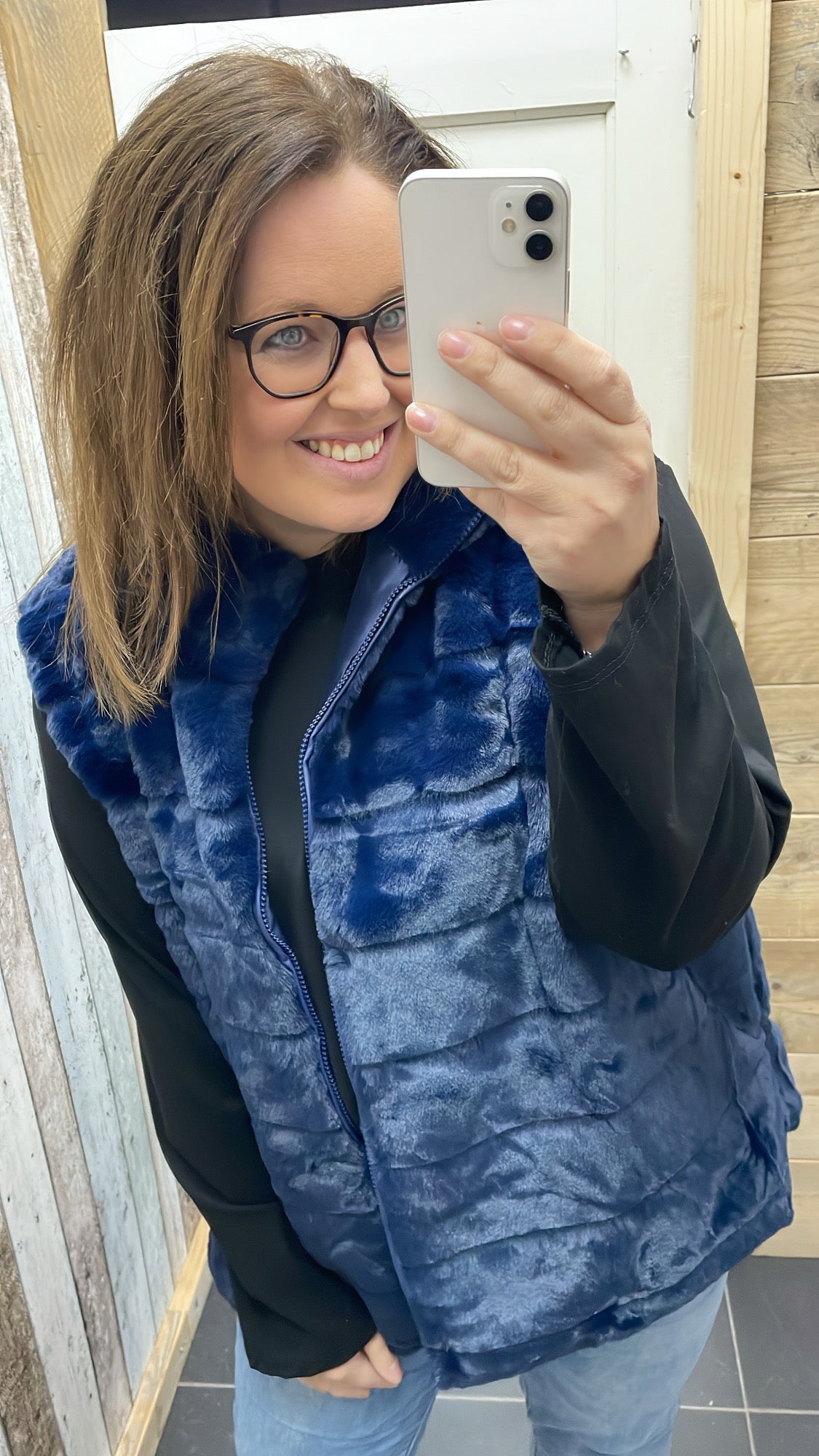 PS GILET 'NEPBONT' | BLAUW