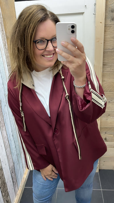 PS BLAZER 'BIES' | BORDEAUX