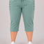 PS COMFY BROEK 'KORT KNOPEN' | ZACHTGROEN