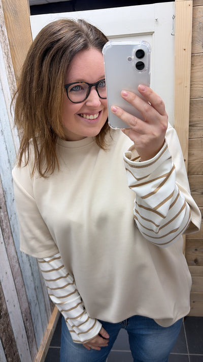 PS TOP ‘LONGSLEEVE' | BEIGE