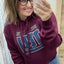 SWEATER 'NY CAPUCHON' | BORDEAUX