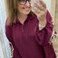 PS BLOUSE ‘BORDUURSEL 'KOORD’ | BORDEAUX