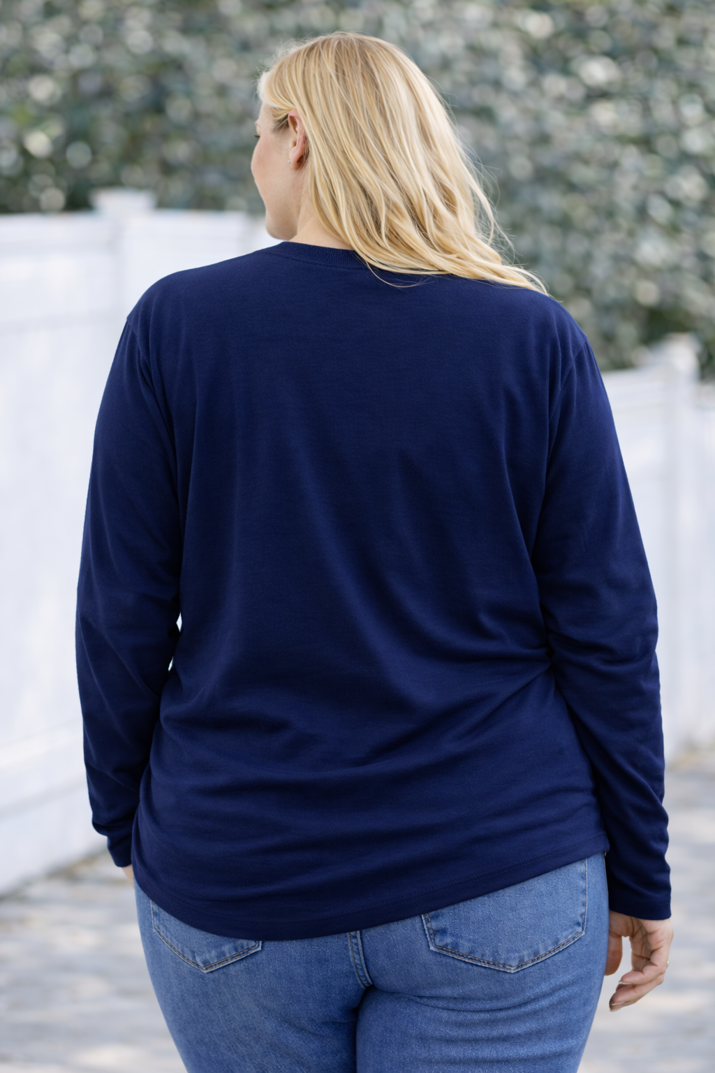 PS LONGSLEEVE | JEANSBLAUW