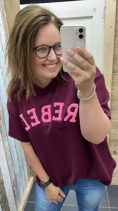PS TOP 'REBEL' | BORDEAUX