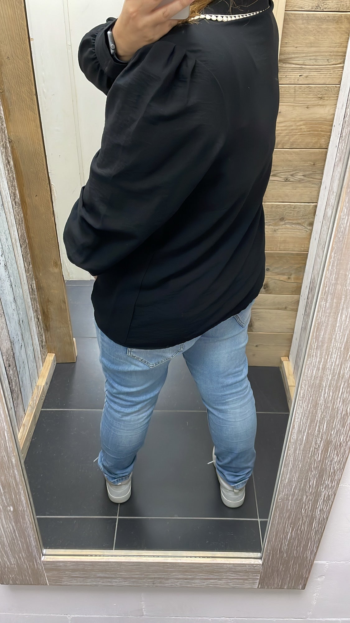 PS BLOUSE ‘VALERIE’ | ZWART