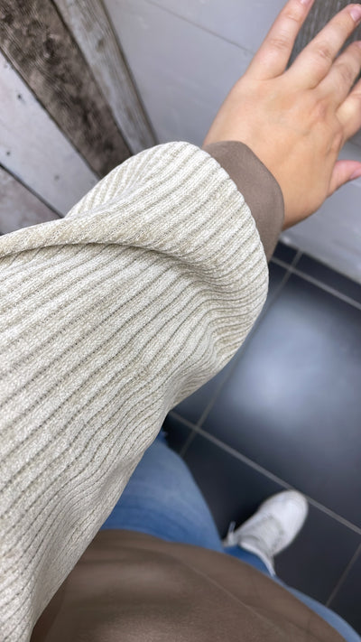 PS TRUI 'RIBSTOF' | TAUPE