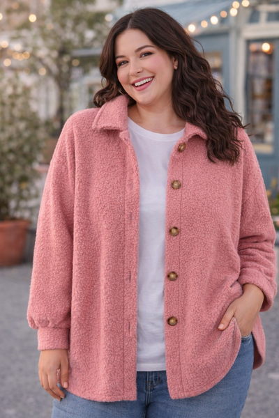 PS VEST 'ZACHT TEDDY' | ZALM