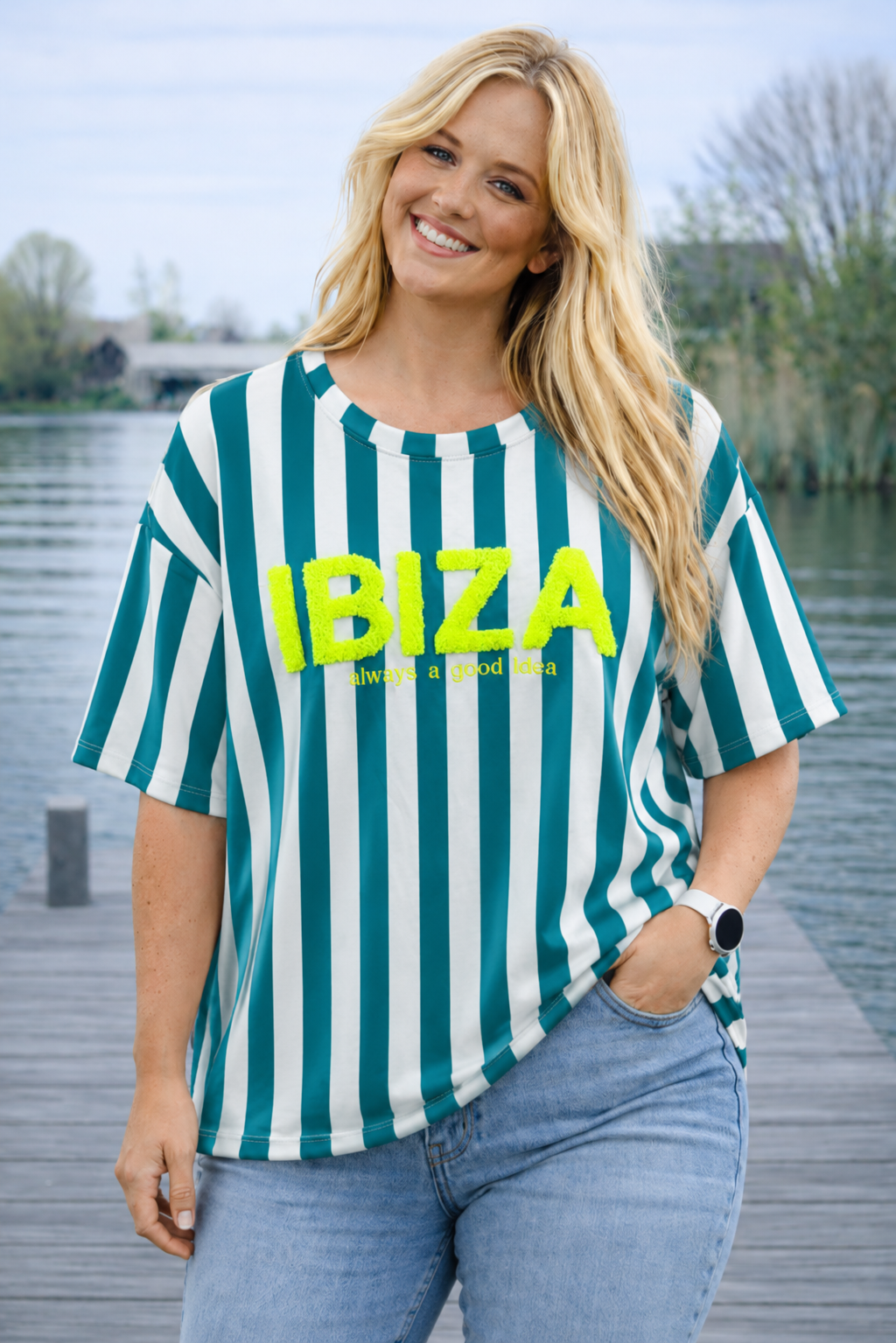 PS TOP 'IBIZA' | TURQUOISE
